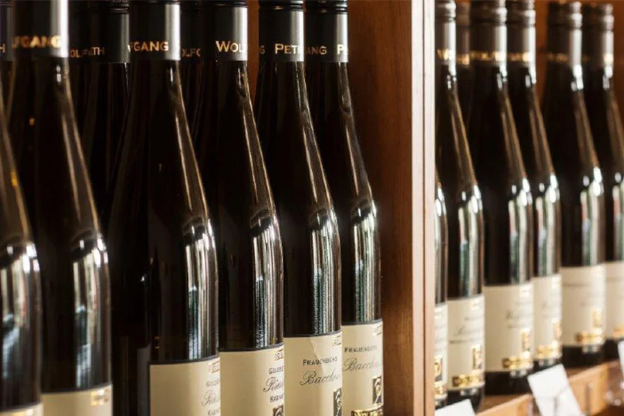 Nahaufnahme Weine VinoPeth